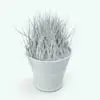 Grass in a Pot Revit Plant Family in 3D and rendered without any materials to showcase the details better. This family is fully parametric, easy to use and render-ready. Ideal as a decoration piece, this Revit plant family will elevate your 3D renderings to new heights.