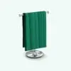 Hand Towel Revit Family With T-Shape Holder rendered in full color.