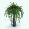 Hanging Fern Revit Plant Family in 3D and rendered in Revit. Ideal for interior or exterior design projects, this and all our Revit plants are created with a hybrid technology that allows they to look realistic in any setting. Additionally, all our Revit plants include 3D Max, AutoCAD and Vray version so you can use them in different platforms.