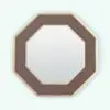 Hexagonal-Octagonal Revit Mirror Family rendered with a dark colored wood finish and a gold outer frame. This family is fully parametric and it can adapt to any space in your project. Use it in residential, commercial, retail or office spaces to make your designs look livable and more finished. Don't wait any longer and get this Hexagonal-Octagonal Revit Mirror Family today.