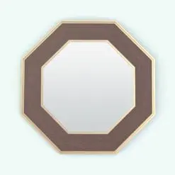 Hexagonal-Octagonal Revit Mirror Family rendered with a dark colored wood finish and a gold outer frame. This family is fully parametric and it can adapt to any space in your project. Use it in residential, commercial, retail or office spaces to make your designs look livable and more finished. Don't wait any longer and get this Hexagonal-Octagonal Revit Mirror Family today.