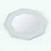 Hexagonal-Octagonal Revit Mirror Family in a different angle to see the thickness of the frame. Ideal for modern interior design projects, this mirror will bring elegance and livability to your Revit interiors. Don't wait any longer and download this Hexagonal-Octagonal Revit Mirror Family now!