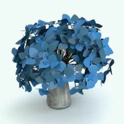 Hydrangeas Revit Plant Family rendered inside of Revit. Ideal for interior or exterior design projects, this and all our Revit plants, flowers and trees are created with a hybrid technology that allows they to look realistic in any setting. Additionally, all our Revit plants include 3D Max, AutoCAD and Vray version so you can use them in different platforms.