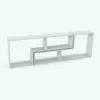 Revit Bookshelf Family in 3D and rendered in ambient occlusion style. Get this family for FREE today since it's part of our free Revit families category. Don't let this opportunity go by and download this Revit bookshelf family today.
