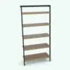 Lean Against Wall Revit Bookshelf Family rendered in a light colored wood with a black matte structure. Ideal for residential, office, commercial or even hospitality projects, this Revit Bookshelf Family will certainly make your 3D renderings stand out. Get it today and see for yourself.