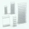 Lean Against Wall Revit Bookshelf Family rendered in black and white and in different sizes and configurations to showcase its parametric flexibility. Ideal for living rooms, offices, libraries and many other types of spaces, this bookshelf Revit family is the perfect complement to modern interior design projects.