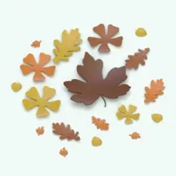 Leaves Wall Decor Revit Family rendered in 3D and with different shades of warm colors. This fully parametric Revit family will add a touch of warmth to your 3D renderings and it will make them look livable and finished. Don't wait any longer and add this Leaves Wall Decor Revit Family to your cart today!