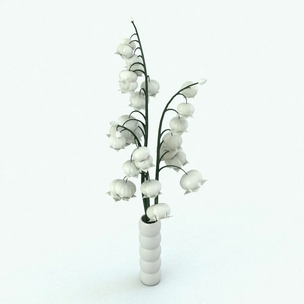 Revit Family / 3D Model - Lily of the Valley Revit Plant Family Rendered in Revit Lily of the Valley Revit Plant Family in 3D and rendered in Revit. Ideal for interior or exterior design projects, this and all our Revit flowers are created with a hybrid technology that allows they to look realistic in any setting. Additionally, all our Revit plants include 3D Max, AutoCAD and Vray version so you can use them in different platforms.
