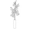 Revit Family / 3D Model - Lily of the Valley - Revit and AutoCAD Front View