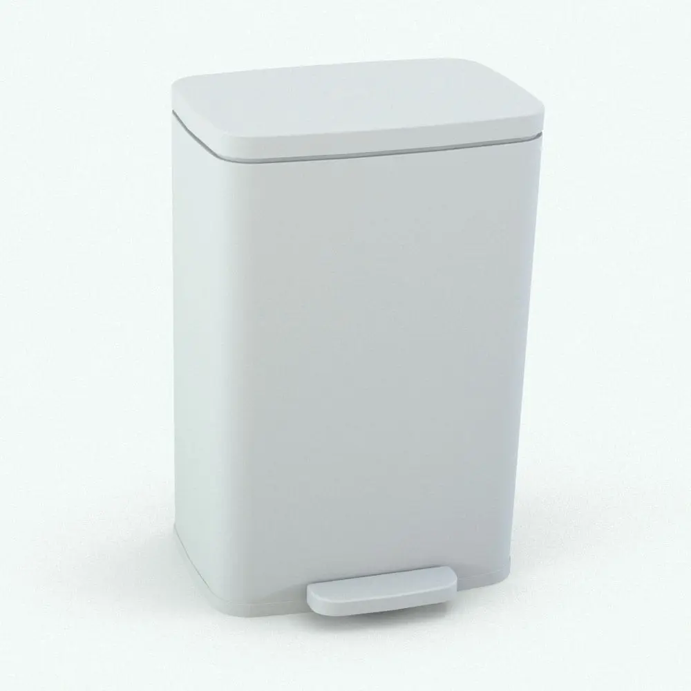Revit Family / 3D Model - Metallic Step Trash Can Perspective Metallic Step Trash Can Revit Family in 3D and rendered without materials (ambient occlusion mode). While this image doesn't show the materials to enhance the details, they are pre-built into the family so you can load the family into the project and hit the render button. Don't waste any more time and get this trash can Revit family now!