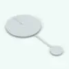 Modern Pendulum Wall Clock Revit Family rendered in ambient occlusion style.