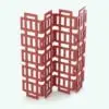 Modern Squares Revit Folding Partition Family rendered in a bright red finish. Ideal for residential, office or hospitality designs, this family will add a touch of sophistication to your projects. Get this Modern Squares Revit Folding Partition Family now and see for yourself.