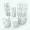 Modern Squares Revit Folding Partition Family in different sizes and configurations to showcase its parametric versatility. Packed with parameters to change its dimensions, angles, materials and more, this Revit Folding Partition Family is truly a gem! Get it now and see for yourself.