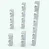 Modern Tower Wine Rack Revit Family rendered in black and white (ambient occlusion style) and shown in different heights and configurations to showcase its parametric flexibility. Ideal for kitchens, wine cellars and even hospitality settings, this Tower Wine Rack Revit Family will make your 3D renderings stand out in a few clicks.