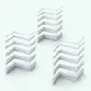 Contemporary Revit Wall Sweeps - Chair Rails Pack 3 showcasing different size variations for flexibility. These Revit wall sweep families can adapt to any project, regardless of the size. Get this pack of 3 chair rails and make your 3D renderings stand out in a matter of a few clicks.