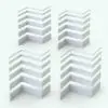 Elegant Style Revit Sweeps - Baseboards Pack 5 in multiple sizes to showcase their flexibility.