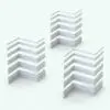 Sleek Line Revit Wall Sweeps - Baseboards Pack 6 displayed in different sizes. Choose the size that works best for your project. Ideal for residential, commercial or hospitality projects, these Revit wall sweep profiles will make your projects stand out in a matter of seconds.