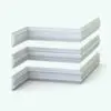 Vintage Revit Wall Sweep Families - Chair Rails Pack 7 in 3D ambient occlusion to see details more clearly.