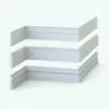 Contemporary Design Revit Sweeps - Baseboards Pack 8 in 3D. Fully parametric Revit wall sweep families that will make your renders look great! Don't waste any more time with basic rectangular baseboards. Get this pack of 3 Revit wall sweep profiles and elevate your projects and 3D renderings in a few clicks.