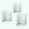 Elegant Decorative Revit Wall Sweeps - Baseboards Pack 9 in different sizes to showcase their parametric behavior.