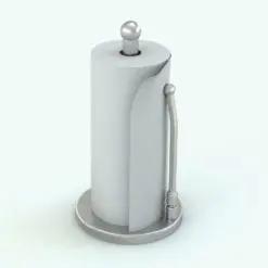 3D Spring Arm Paper Towel Dispenser Revit Family rendered in full color. Fully parametric and ready to render, this paper towel dispenser Revit family is ideal for kitchens, restaurants, cafes and more.