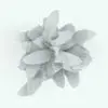 Peace Lily Plant Revit Family in top view and rendered in black and white (ambient occlusion style) to showcase the details better. Ideal for interior or exterior settings, this realistic-looking Revit plant family will elevate your projects and 3D renderings to new heights. Don't wait any longer and add this Peace Lily Plant Revit Family to your personal assets today.