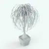 Ponytail Palm Revit Plant Family in 3D and rendered without any materials to showcase the shapes better. Ideal for any style or interior design project, this Revit plant will elevate your renders to new heights. With parameters to change its size, materials and visibilities, this Ponytail Palm Revit Plant Family will streamline your workflow in just a few clicks.
