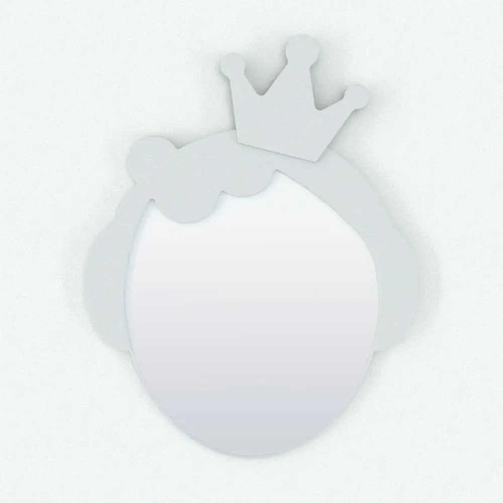 Princess Revit Mirror Family in 3D AO Revit Mirror Family in 3D and rendered in ambient occlusion style. This is one of the shapes included in the family, which is fully parametric and easy to use.