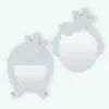 Princess Revit Mirror Family rendered in ambient occlusion mode and showing both head shapes that are included with it. Ideal for playful interiors, this family will seamlessly adapt to your kids designs in a few clicks. Don't let this opportunity pass and add this Revit mirror family to your cart today.