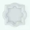 Quatrefoil Revit Mirror Family rendered in 3D and with no materials (ambient occlusion style) to show the shapes better. Ideal for modern interior design projects, this Revit Mirror Family will take your renders to the next level. Get it now and see for yourself!