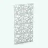 Random Lines Revit Folding Partition Family in 3D and rendered without materials (ambient occlusion style) to see details better. Use the provided pre-configured materials or create your own to added uniqueness. Add this Revit folding partition family to your cart now and get ready to transform your spaces!