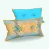 2 Buttons Rectangular Cushion Revit Family rendered in 3D and in full color, showcasing it's two decorative buttons. Each part of this Revit cushion can have its own material, making it an ideal piece to decorate your 3D spaces. Ideal for living rooms, bedrooms, hotels and more, this 2 Buttons Rectangular Cushion Revit Family will transform your spaces in just a few clicks.
