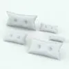 2 Buttons Rectangular Cushion Revit Family in different sizes and configurations (angles) to showcase its parametric behavior. This family comes with the materials/textures shown on the main image of this product and it is a ready-to-render family. Just load it into your Revit project, load the textures and hit the render button for instant results! Don't wait any longer and add this 2 Buttons Rectangular Cushion Revit Family to your cart today.