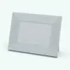 Ribbed Picture Frame Revit Family in 3D and rendered un black and white (ambient occlusion style) to see the details better. Ideal for modern interior design projects, this picture frame Revit family will make your 3D renders stand out in seconds.