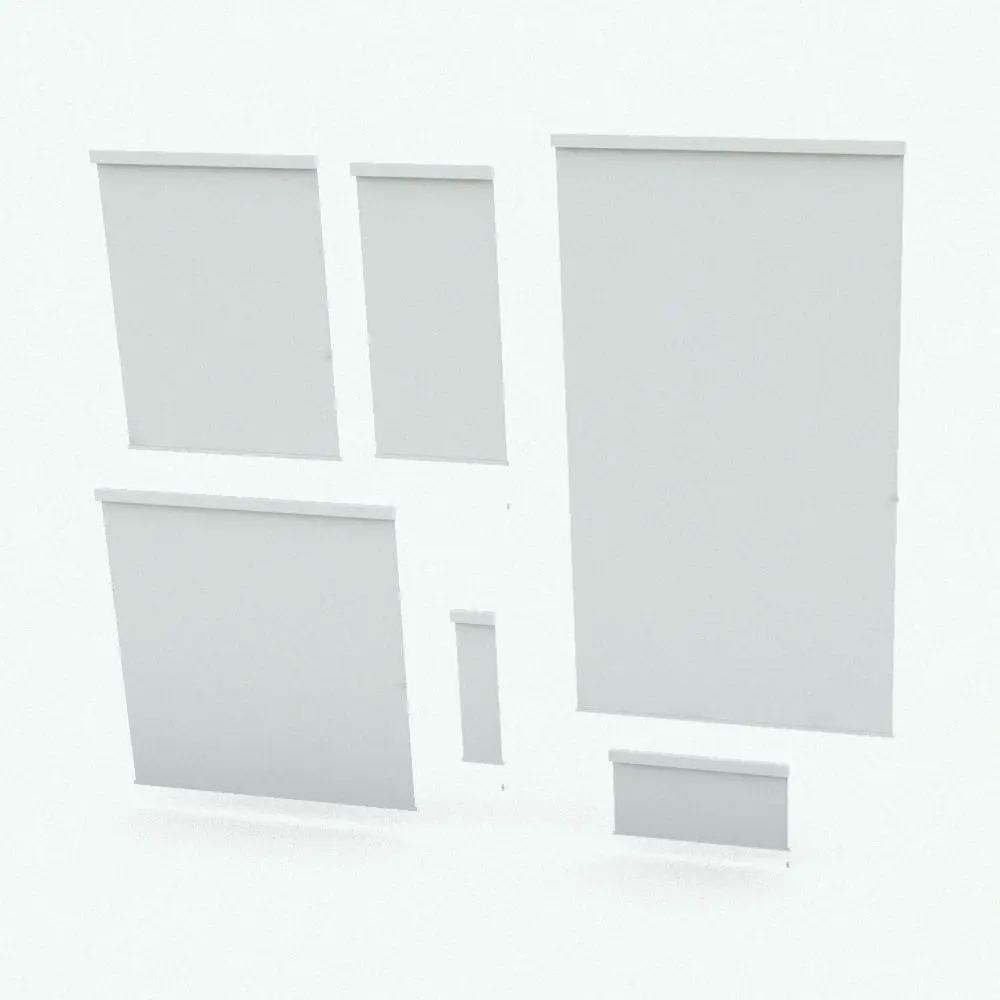 Revit Family / 3D Model - Roller Revit Blinds Family Variations Roller Revit Blinds Family in different sizes and configurations to showcase its parametric flexibility. This Revit family allows you to change the dimensions, materials, opening percentage and more so you can customize them to suit your projects better. Ideal for residential, commercial or hospitality settings, this Roller Revit Blinds Family will transform your spaces in just a few clicks. Get it today and see for yourself.