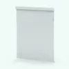 Roller Revit Blinds Family in 3D and rendered in black and white (ambient occlusion style) to showcase the shapes better. This family is fully parametric, easy to use and ready to render. Just load it into your project, select the materials (or use the default ones) and hit the render button for instant results.