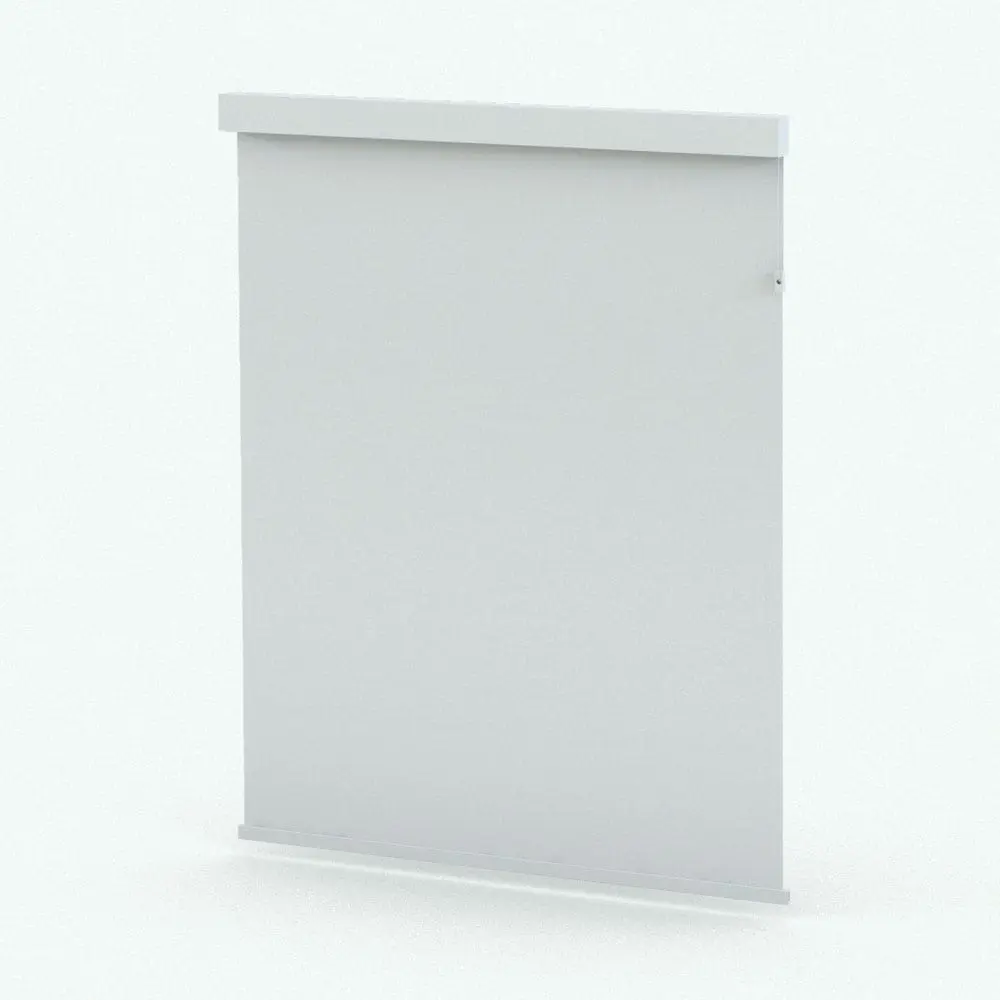 Revit Family / 3D Model - Roller Revit Blinds Family Perspective Roller Revit Blinds Family in 3D and rendered in black and white (ambient occlusion style) to showcase the shapes better. This family is fully parametric, easy to use and ready to render. Just load it into your project, select the materials (or use the default ones) and hit the render button for instant results.