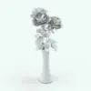 Roses Revit Flowers Family in 3D and rendered in black and white (ambient occlusion style) to showcase the details better. Ideal for interior design projects, this vase of Revit flowers will make your 3D renderings and projects feel alive! Get it today and see for yourself.