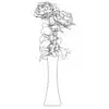 Revit Family / 3D Model - Rose - Revit and AutoCAD Front View