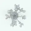 Snowdrop Revit Plant Family in top view and rendered without any materials to show the shapes better. This Revit plant is fully parametric and very easy to use. Just load it into your project, check the materials (in case you want to change them) and you are ready to go! Ideal for adding a touch of elegance to your Revit projects, this Revit plant family will transform your spaces in just a few clicks.