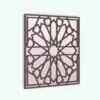 Mosaic Pattern Wall Decor Revit Family rendered in dark wood and mirror finishes. This piece can be used as a solid decoration or as a Revit mirror decoration for added versatility. Ideal for modern interior design projects, this Mosaic Pattern Wall Decor Revit Family will make your 3D renderings stand out in a few clicks.