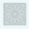 Mosaic Pattern Wall Decor Revit Family rendered in 3D and in black and white (ambient occlusion style) to see the details better. Ideal for modern interior design projects, this decoration Revit family will make your spaces stand out from the crowd.