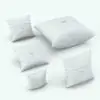 Fold and Button Square Revit Cushion Family shown in different sizes and configurations to showcase its parametric flexibility. While the Revit cushion is shown here in black and white (ambient occlusion style), this family does come with the materials shown on the main image of this product, so you can load it into your project, load the textures and get instant render results. Be part of the Blackbee3D community by getting this Fold and Button Square Revit Cushion Family today!