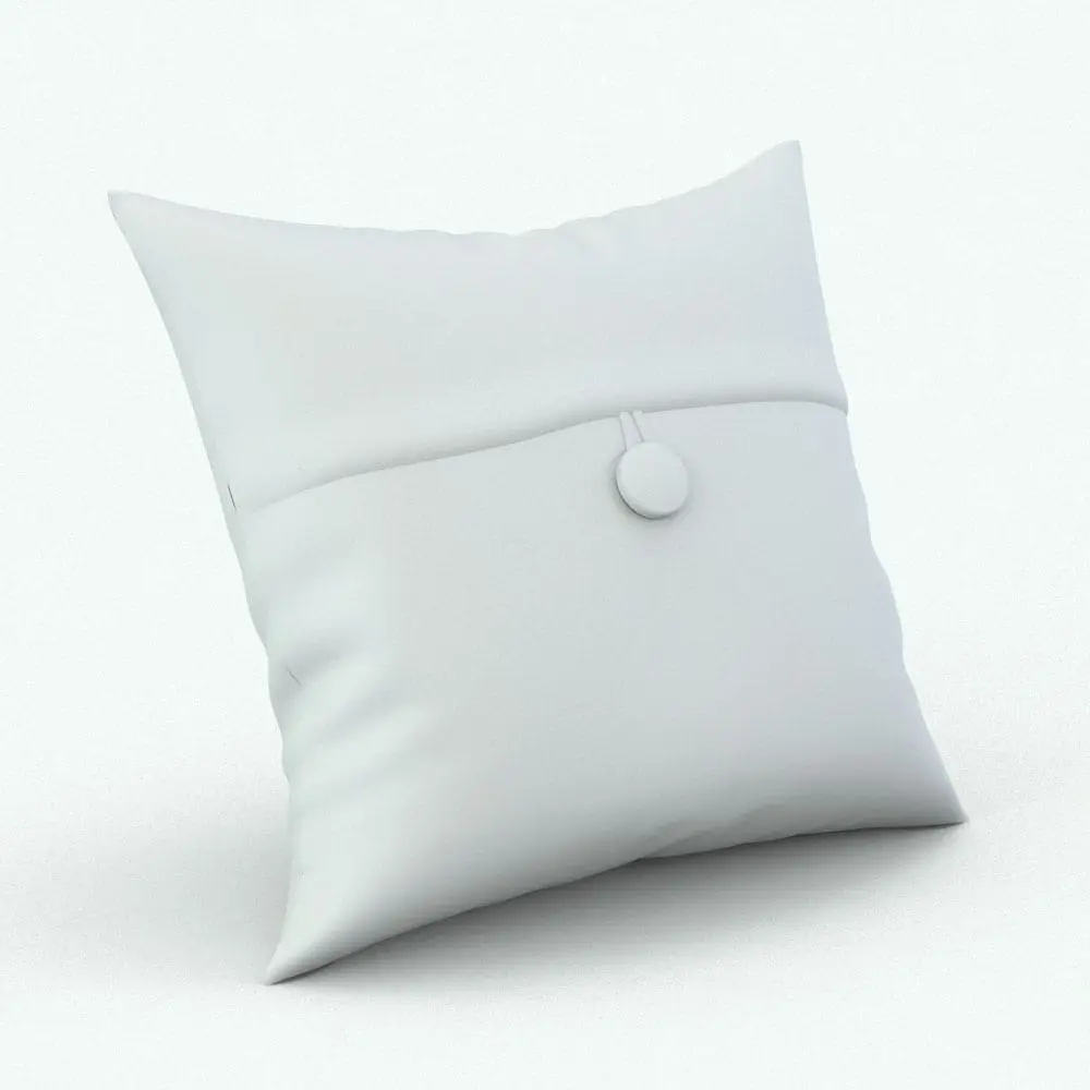 Revit Family / 3D Model - Fold and Button Square Revit Cushion Family Perspective Fold and Button Square Revit Cushion Family in 3D and rendered without any materials to showcase the details a lot better. Ideal for chairs, armchairs, beds, sofas, floor seating and more, this fully realistic Revit cushion family will transform your spaces in just a few clicks. Get it today and see for yourself.