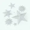 Stars Wall Decor Revit Family in 3D and rendered without any materials to show the shapes better. Ideal for residential, commercial, retail or office spaces, these stars will be the star or your project. Get this decoration Revit family now and see for yourself.