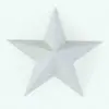 Stars Wall Decor Revit Family rendered in black and white (ambient occlusion style) to see the shapes better. This family comes with a 2D and a 3D star, so you can mix and match to create contrasting arrangements on your walls or surfaces. Don't wait any longer and get this Stars Wall Decor Revit Family today!