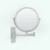 Swivel Wall Mount Bathroom Mirror Revit Family rendered in ambient occlusion style.