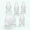 Traditional Oval Revit Mirror Family in different sizes and configurations to showcase its parametric flexibility. Ideal for mud rooms, lobbies, hallways, bedrooms and more, this Traditional Oval Revit Mirror Family is the perfect complement to your design.