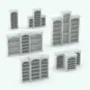 Traditional Triple Bookshelf Revit Family in different sizes and configurations to showcase its parametric versatility. Ideal for living rooms, offices, libraries and many more space types, this bookshelf Revit family will make your 3D rendering stand out. Get it today and see for yourself.
