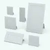 Two Toned Rectangular Revit Picture Frame in different sizes and configurations to showcase its parametric flexibility. Use it as a table frame or as a wall frame (or painting) by changing the parameters and the materials. This family is completely flexible and easy to use. Get this Two Toned Rectangular Revit Picture Frame now and see for yourself.